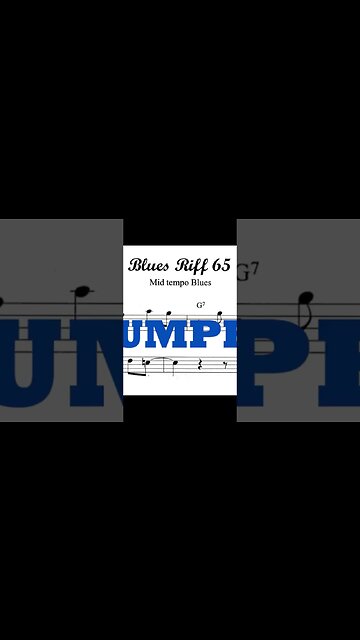 100 Ultimate Blues Riffs (Bb) by Andrew D. Gordon 065 - Sax, Trumpet and Play-along (Midtempo Blues)