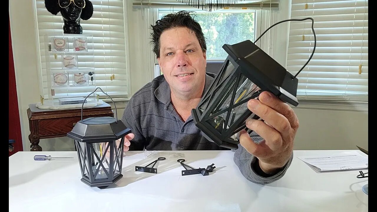 TEKLAPS Solar Wall Lanterns Unbox and Night Test