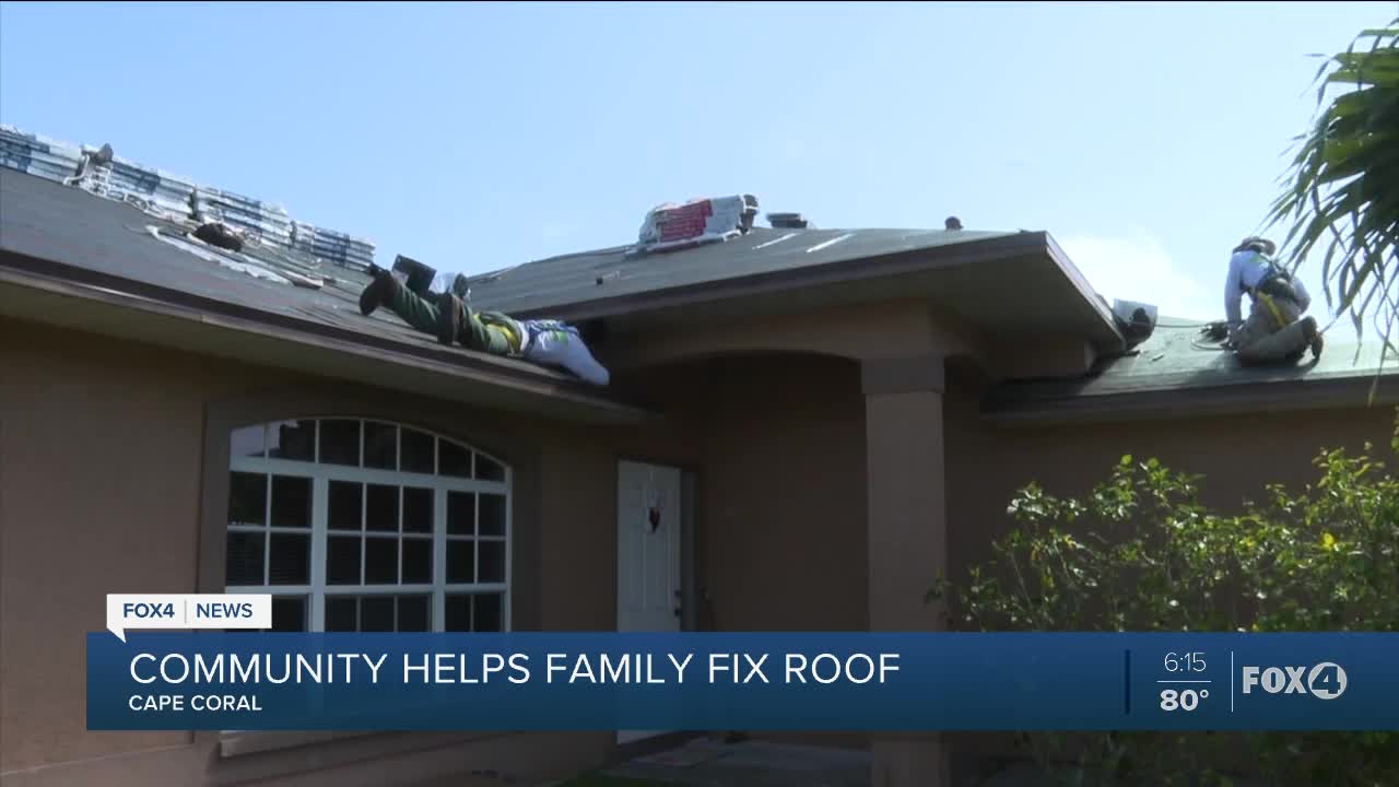 Couple astonished by outpouring support to fix torn out roof