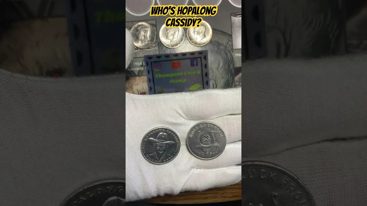 🤷‍♂️ What are these and who is Hopalong Cassidy?? #coinrollhunting #shorts #history