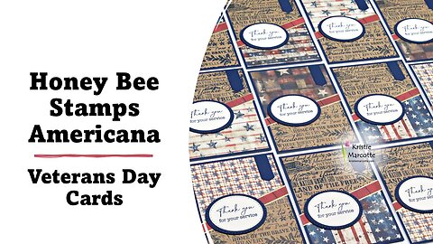 Honey Bee Stamps | Americana | 40 Cards 1 Collection