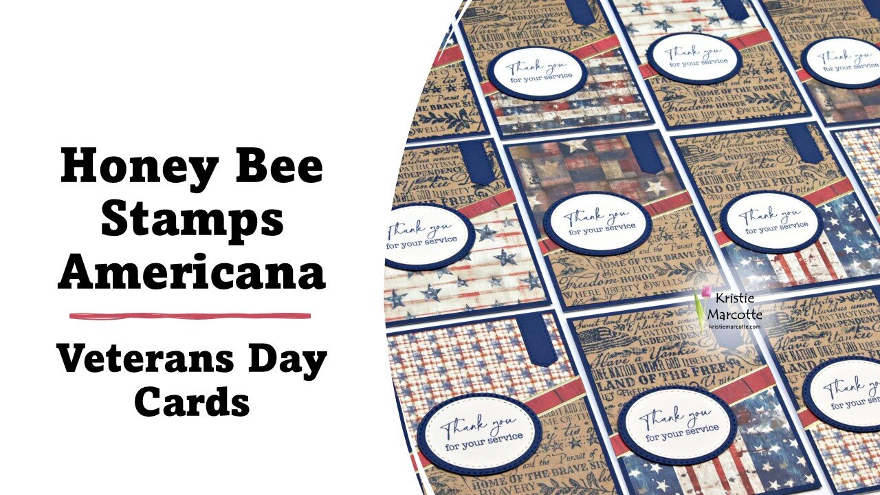 Honey Bee Stamps | Americana | 40 Cards 1 Collection