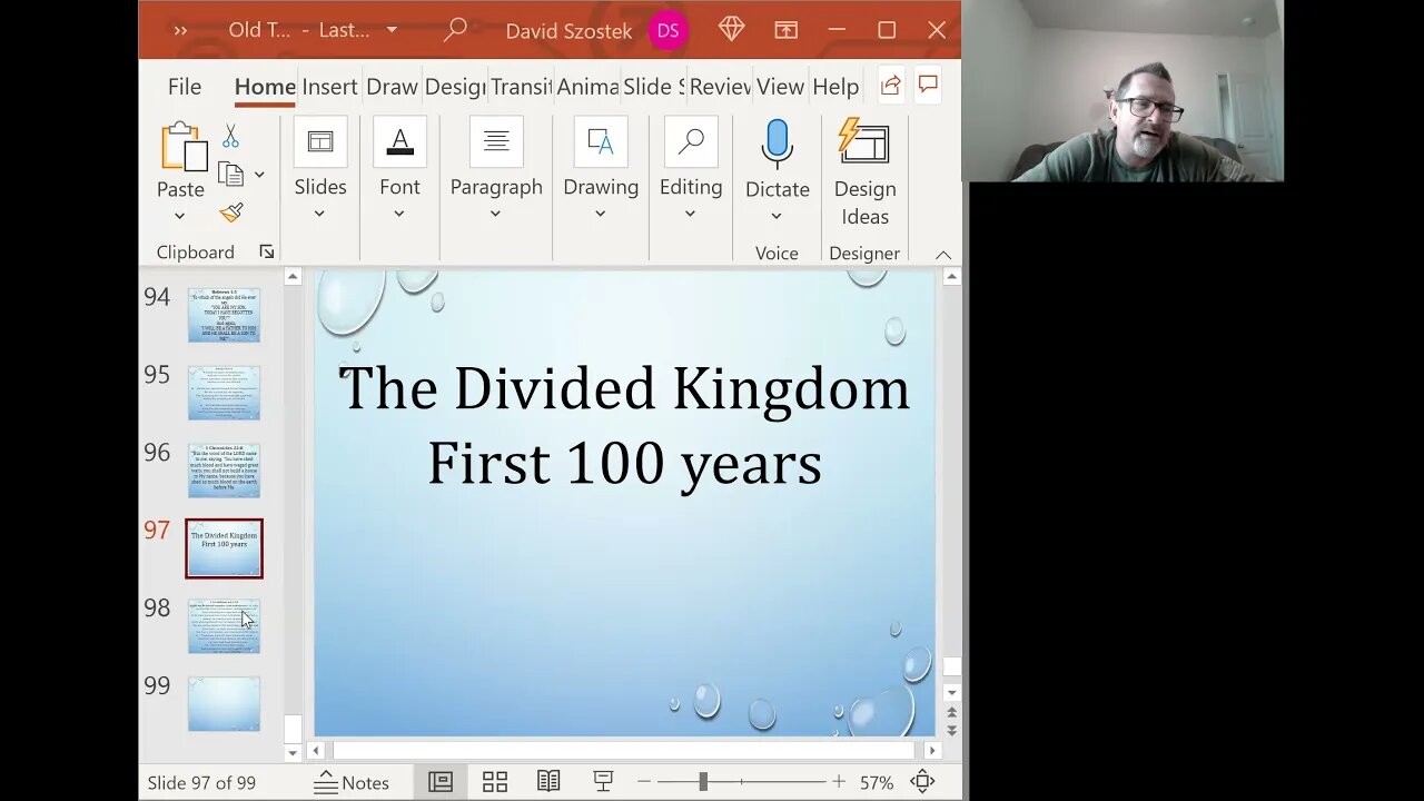 Bible Class Wednesday October 27, 2021