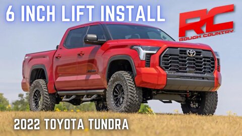 6 Inch Lift install on 2022 TOYOTA TUNDRA - How to (Kinda)