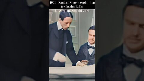 1901 Unlocking the Future of Flight: Santos Dumont Shares Airplane Mechanics with Charles Rolls