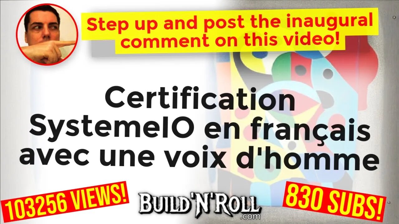 Certification SystemeIO en français avec une voix d'homme