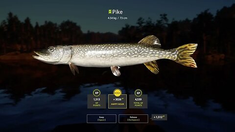 Russian Fishing 4 Kuori lake Pike 4 . 54 Kg