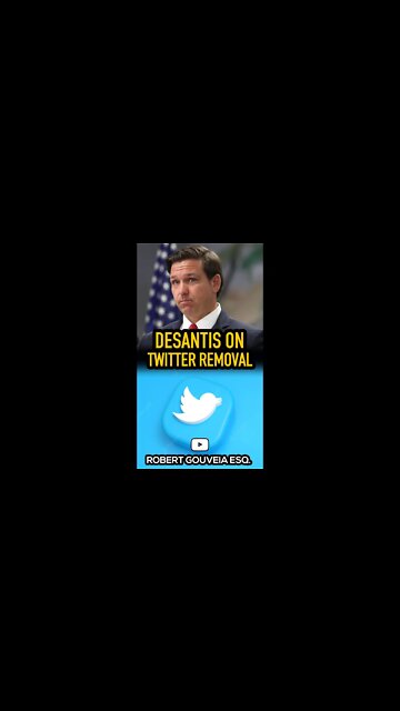 DeSantis on Twitter Removal: BIG Mistake! #shorts