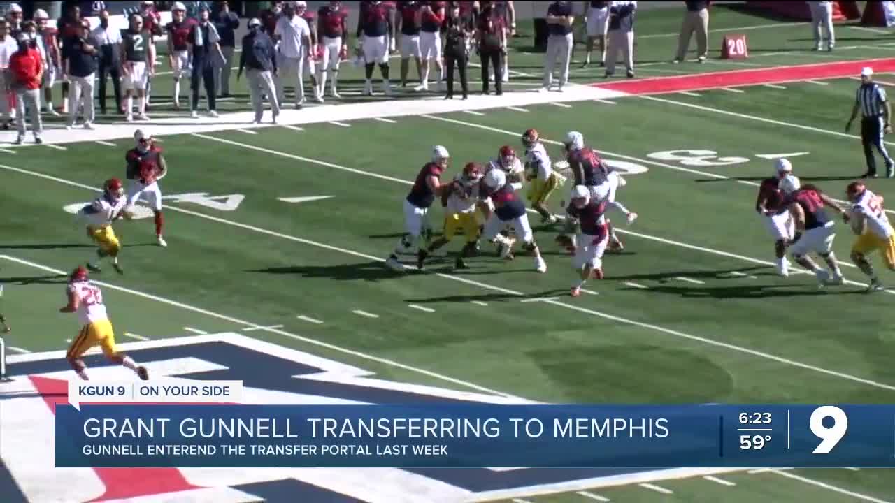 Grant Gunnell transfers to Memphis