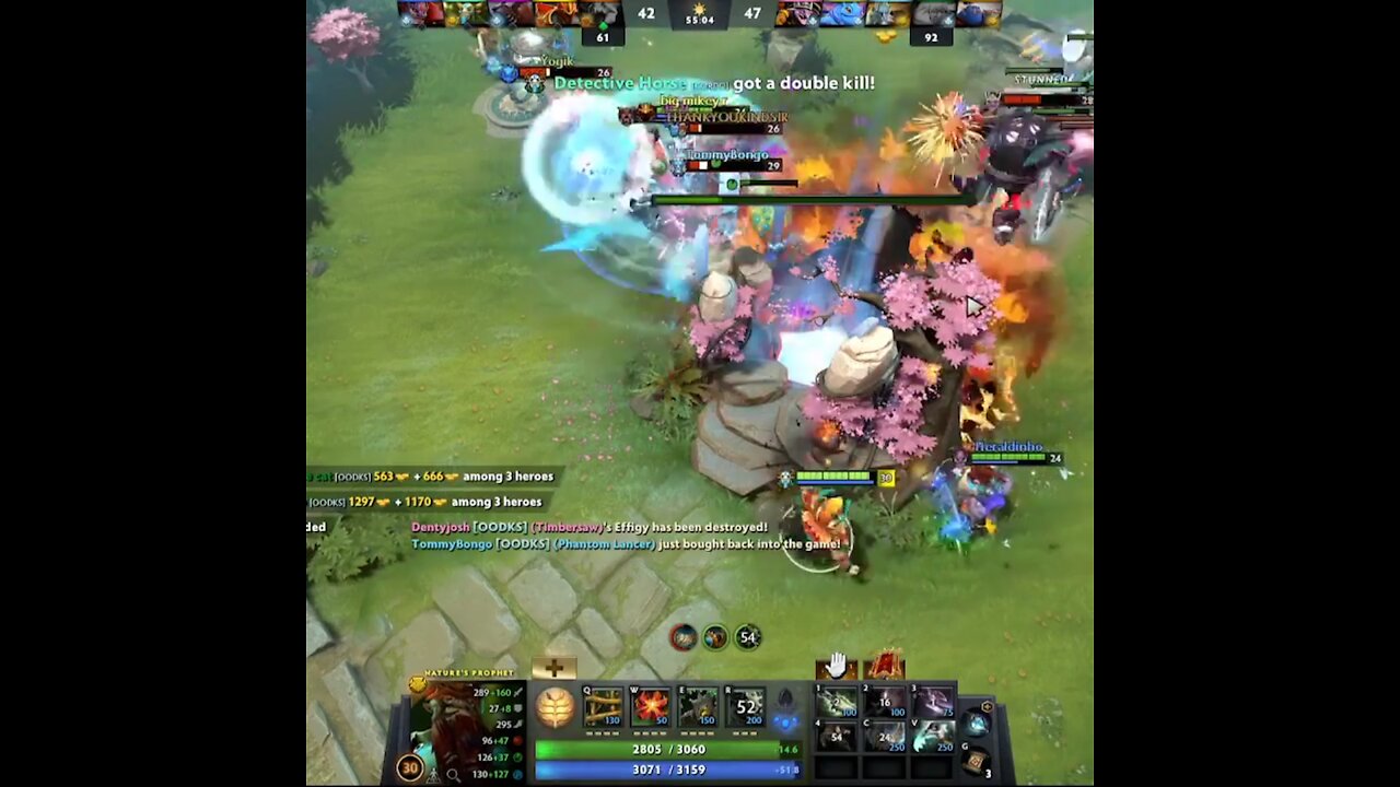 DOTA 2 1 HP COMEBACK #SHORTS