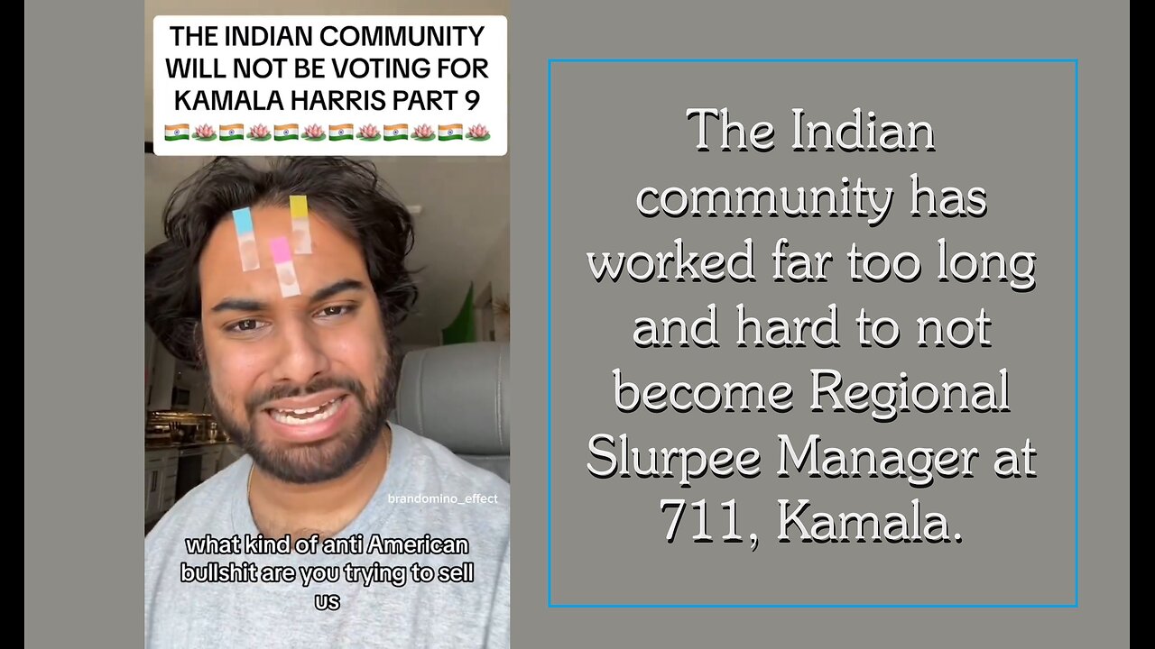 The Indian Community Does NOT Want Kamala Harris’ Equal Outcomes Agenda 😁