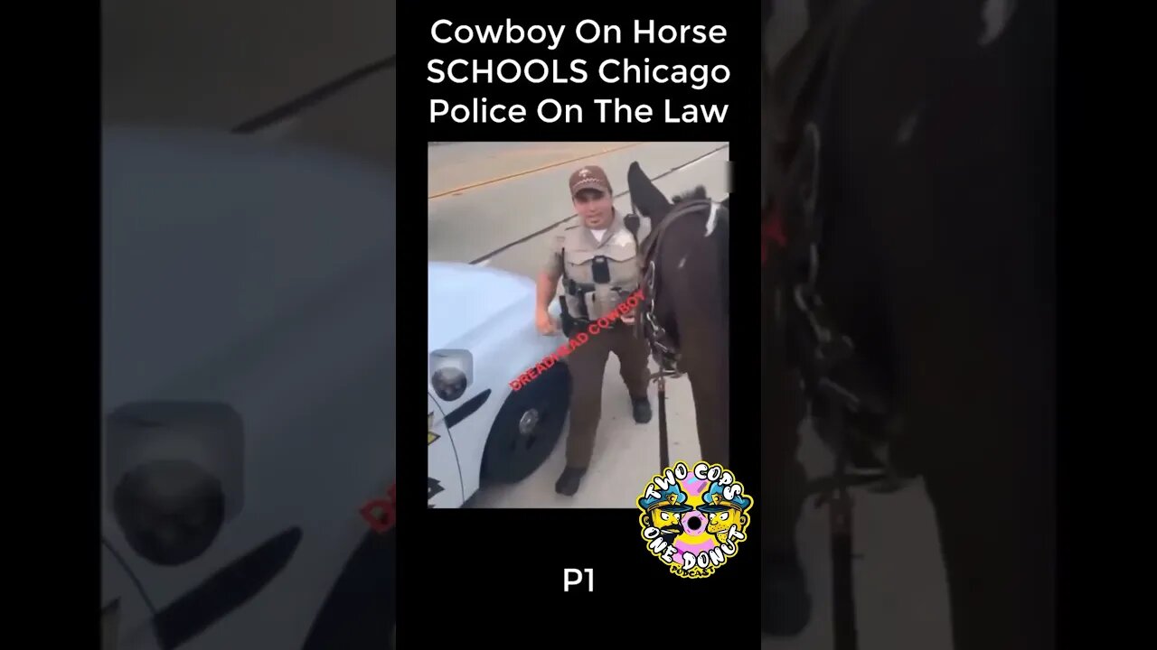 Caught on Camera: Unlawful Detention on Horseback - Exposing Police Training Issues #police #shorts