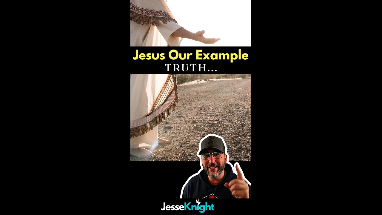 Jesus Our Example 📢 #faith #jesus #christ #god #gospel #truth #shorts #follow