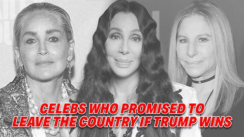 HOLLYWOOD'S EMPTY THREATS: CELEBS WHO PROMISED TO LEAVE THE COUNTRY IF TRUMP WINS, BUT THEY DIDN'T!