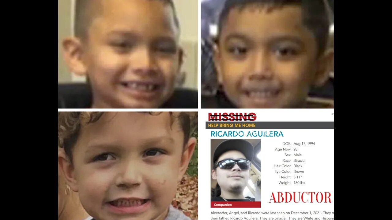 #Missing the Moreno/Aguilera Brothers #Abducted by Father