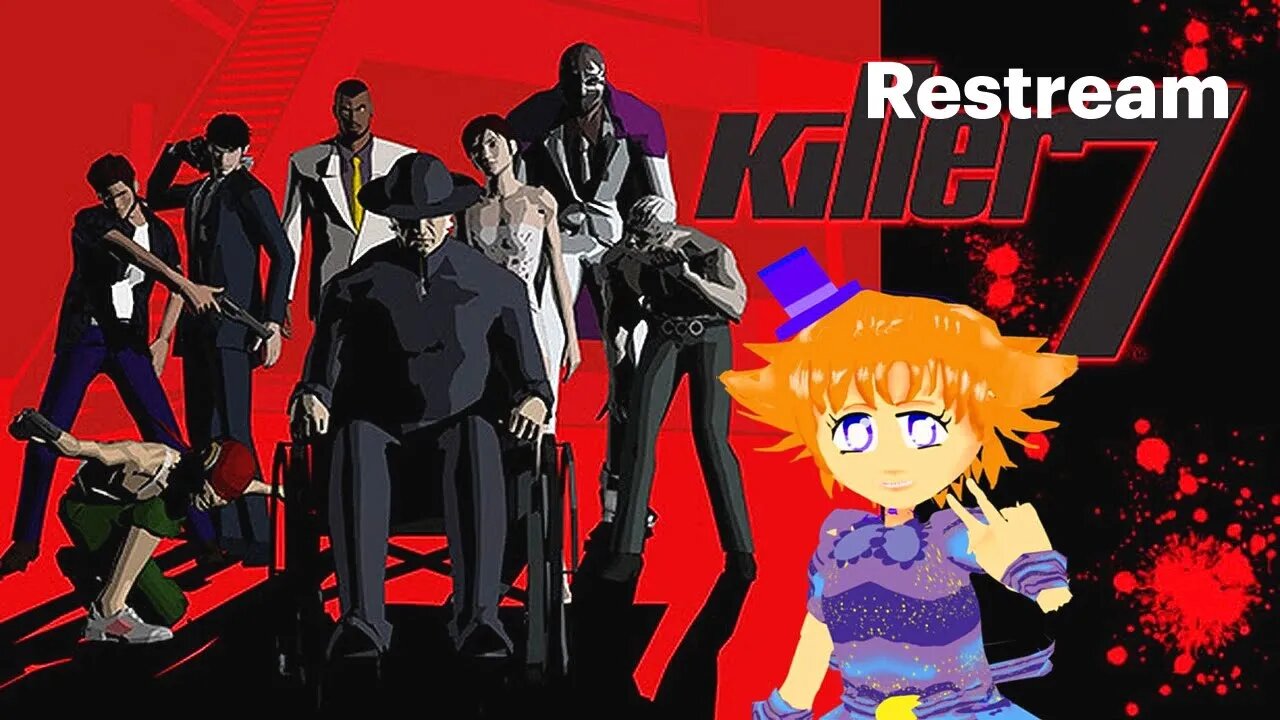 COLLATERAL SHOT!: let's play KILLER7 w/@Moonliightartist ​