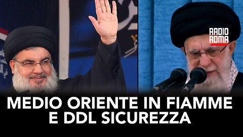 MEDIO ORIENTE IN FIAMME E DDL SICUREZZA (Con Vincenzo Maddaloni e Antonietta Chiodo)