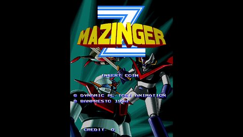 Mazinger Z Arcade Game, Banpresto/Dynamic PI Toei Animation 1994, playthrough