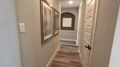 Bedroom Home with Mirrored Backsplash : New Home Tour 2022 : Model Home Tour