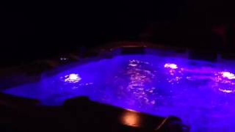 Hot Tub ASMR in a Rain Shower v4