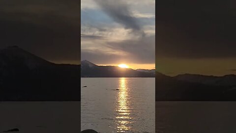 Sunset in Lake Tahoe, March 2023