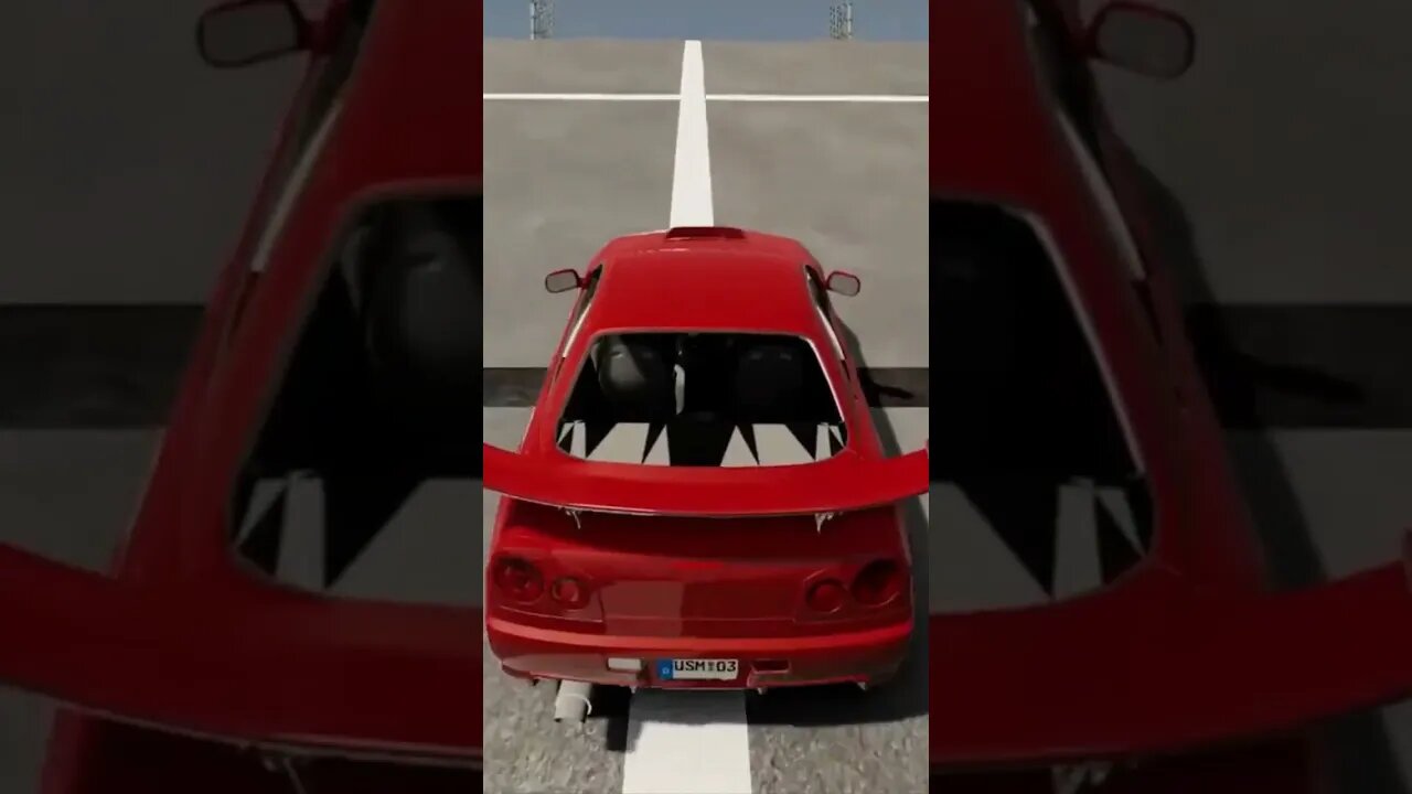 Cars trying to jump on the ramp #7