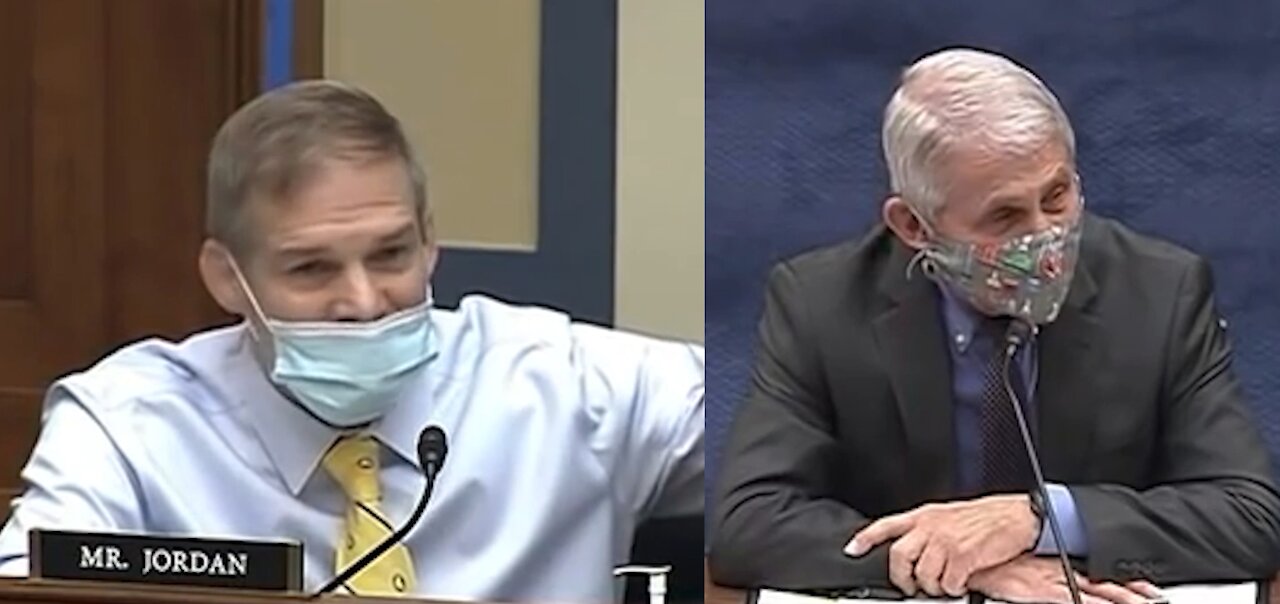 Jim Jordan GOES BALLISTIC on Fauci in Fire House Hearing