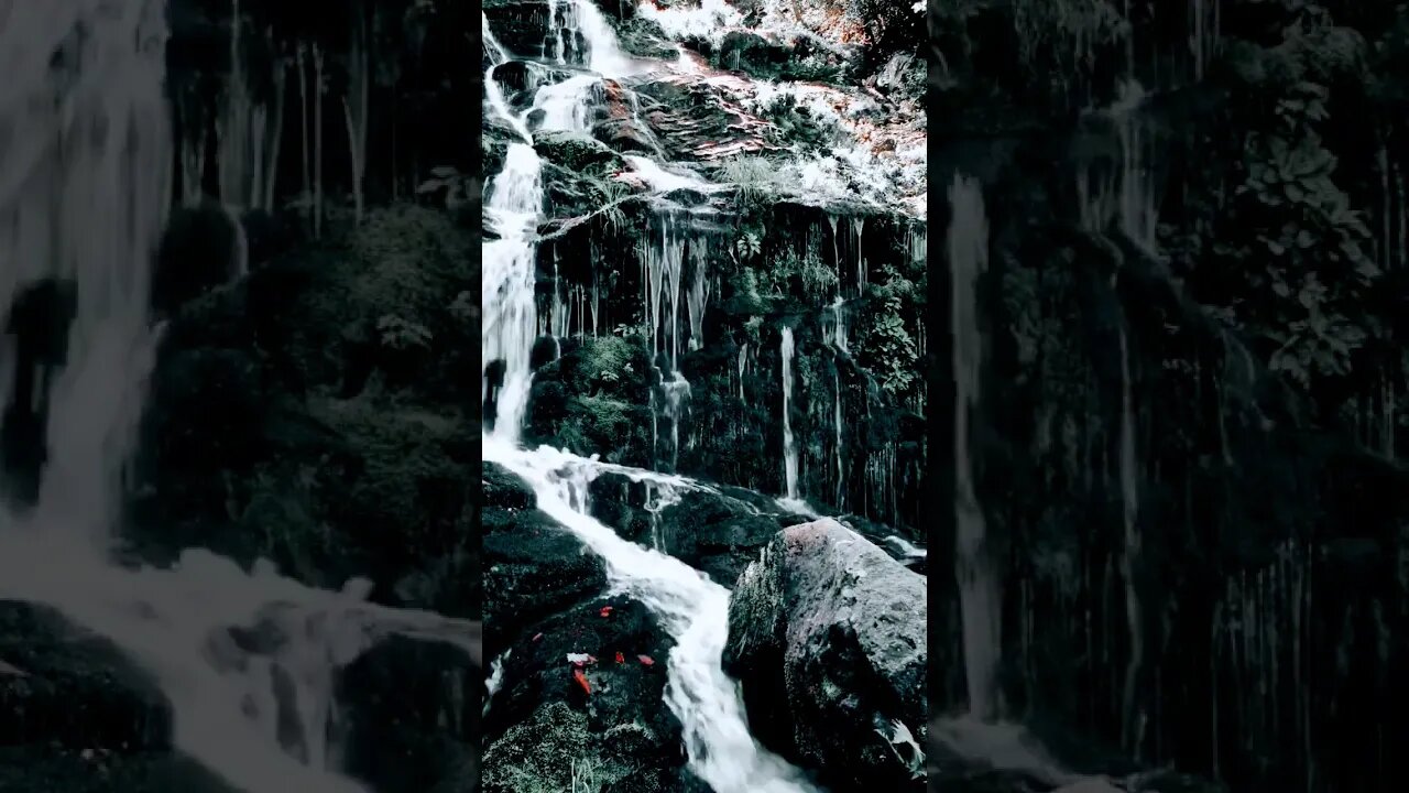 WATERFALL SOUND #universe #calm #relaxing #sound #shorts