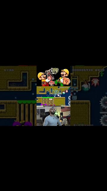 The HARDEST level I’ve ever beaten! .76% Clear Rate! #nintendoswitch #supermariomaker2 #shorts #smm2