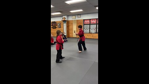 Tessen Self-Defense Demo #short