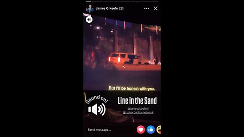 James Okeefe : Line in the Sand