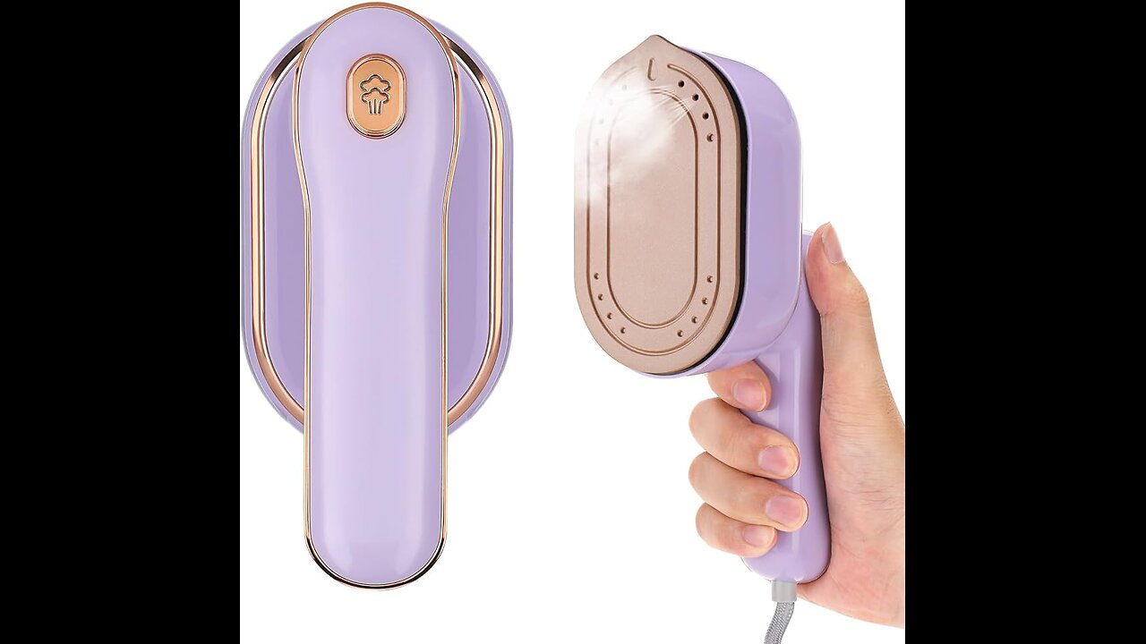 Portable Iron, zerotop 1000W Mini Steam Iron Handheld