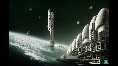 Futuristic Orbital Colonies