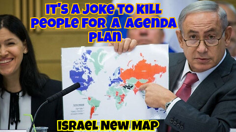 ISRAEL PRESIDENT WANTS TO WIPE OUT ALL PALESTINIANS PROOF IN THE NEW MAP OF ISRAEL