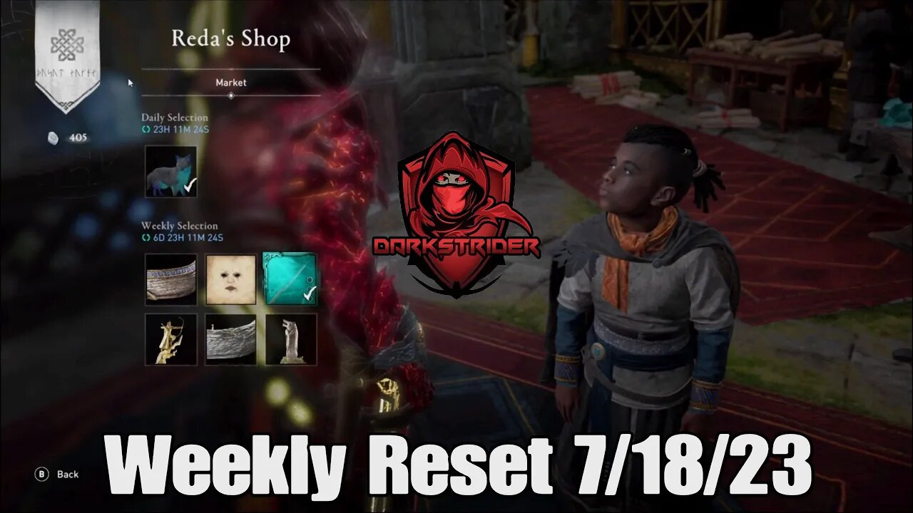 Assassin's Creed Valhalla- Weekly Reset 7/18/23