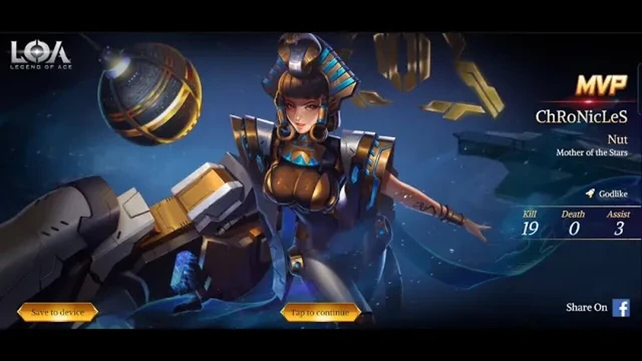 Nut 19-0-3 KDA MVP | NickouloChronicles | Legend of Ace (Ranked Game)