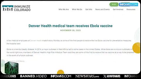 US Hospitals Caught Injecting Experimental Ebola Vaccine That Sheds!