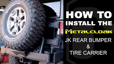 How To Install: JK Rear Bumper and Tire Carrier