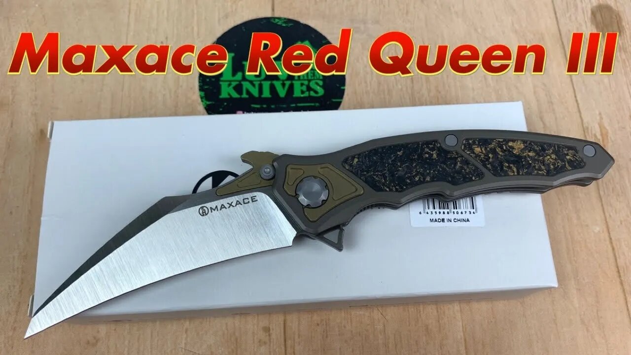 Maxace Red Queen III /Includes disassembly/ the meanest Queen yet ! All kinds of awesome !