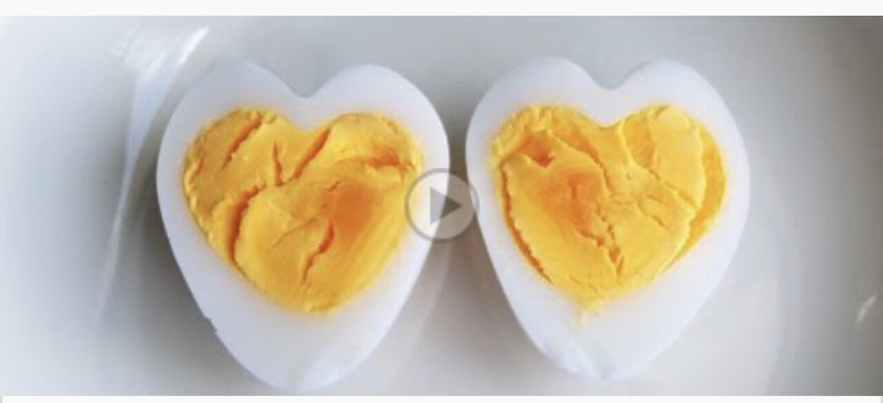 See how to boil heart ❤️ shaped egg