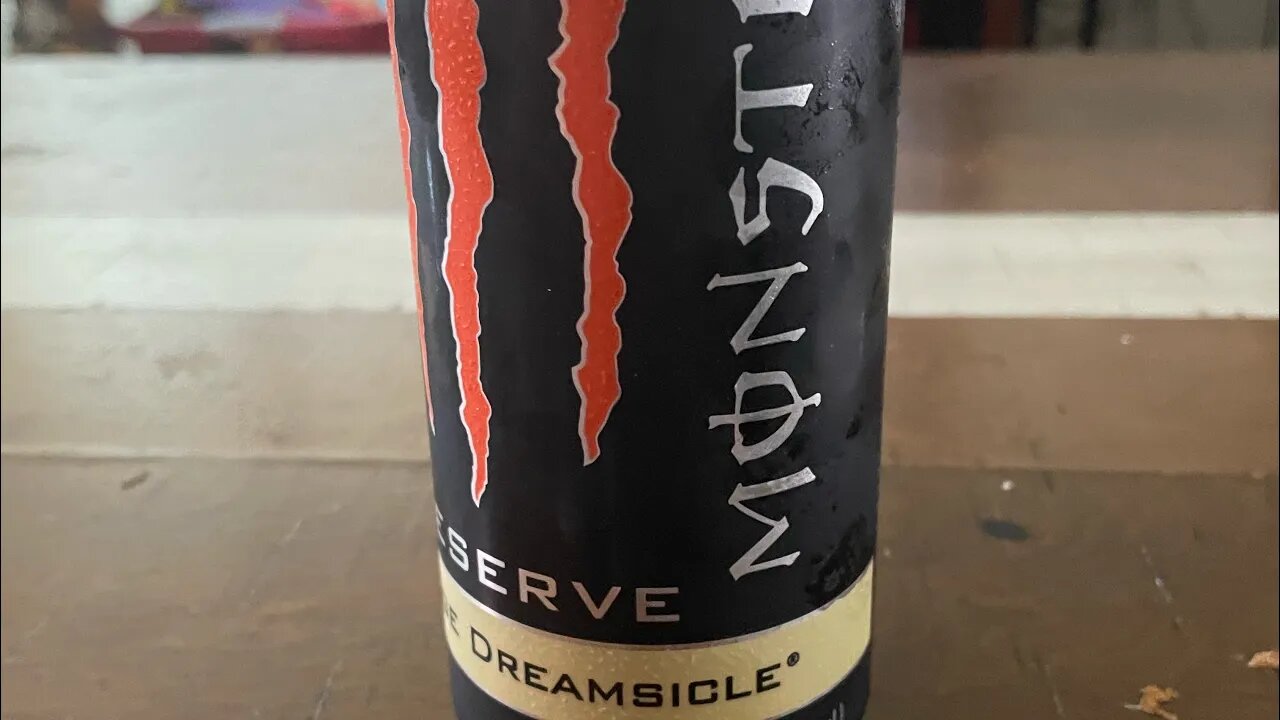 Orange dreamsicle monster- drink review