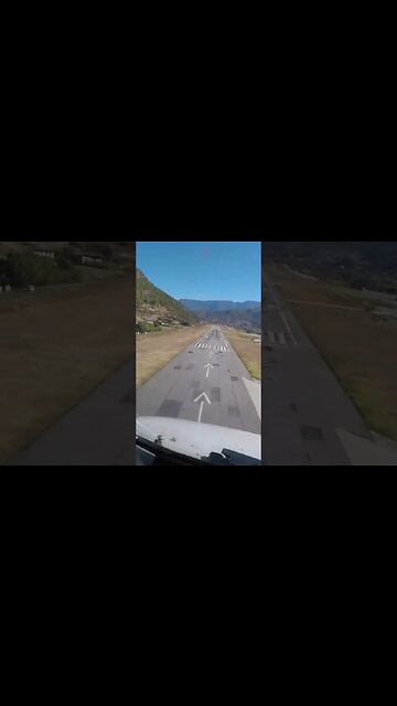 😳Crazy Mountain Landing🏔️Airbus A320