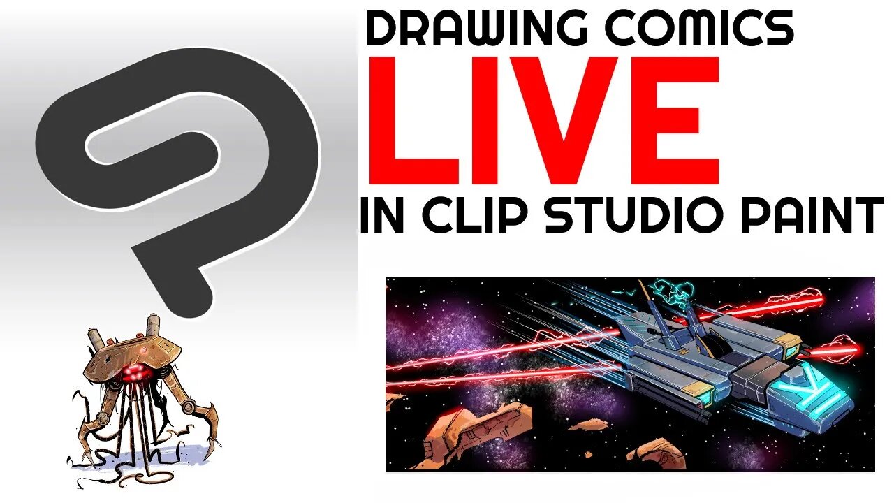 Today's Clip Studio Paint livestream: Digital Art Tips & Techniques