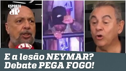 E a lesão? NEYMAR vai até o chão em Salvador, e debate PEGA FOGO!