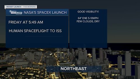 Kate Wentzel previews Friday morning's SpaceX launch