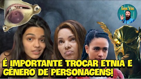 Porque é Importante Trocar Etnia e Gênero de Personagens
