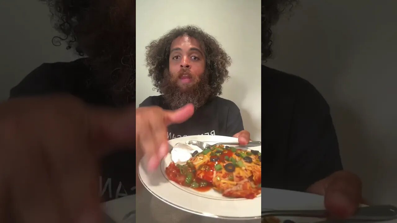 veggie plant-based enchiladas live with Rock mercury