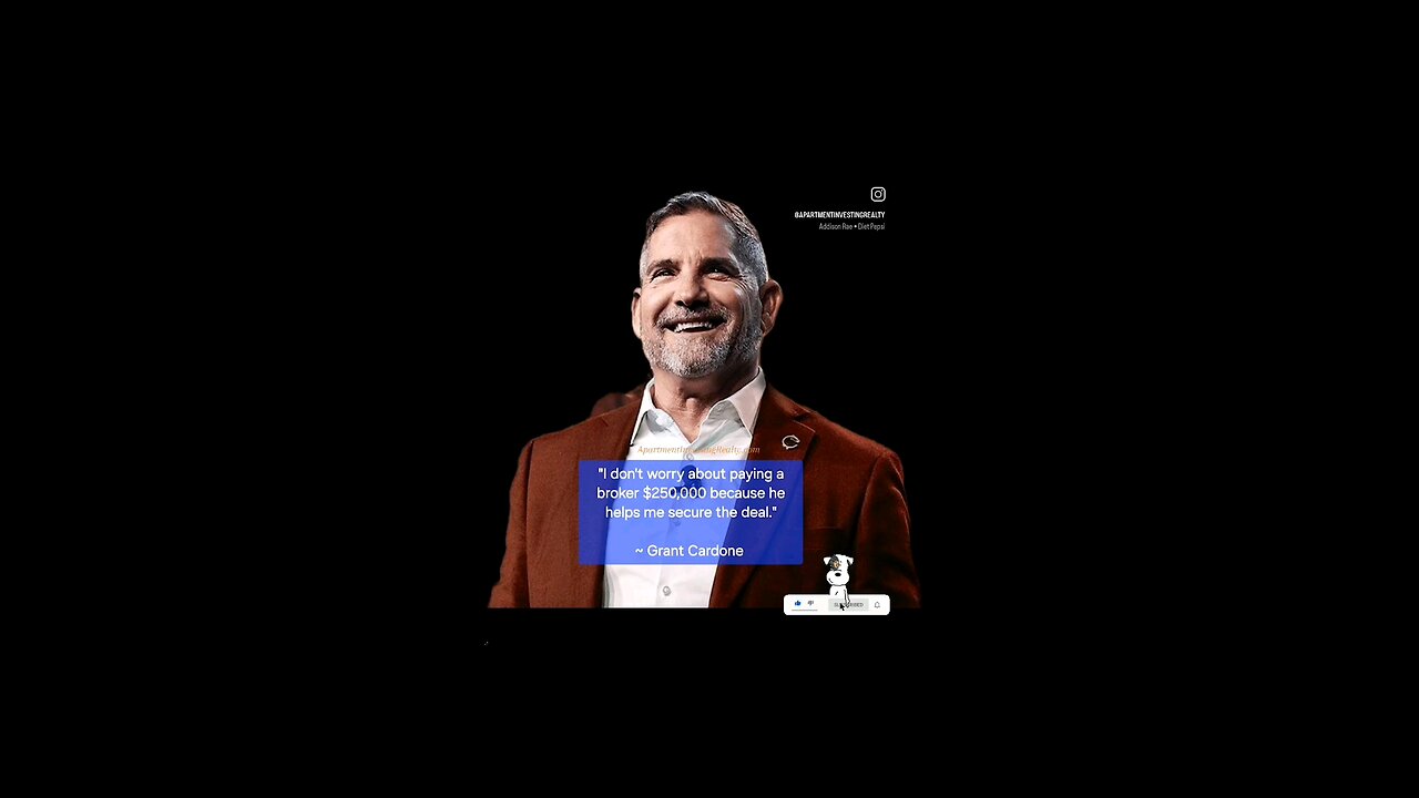 Grant Cardone Gladly Pays $250K