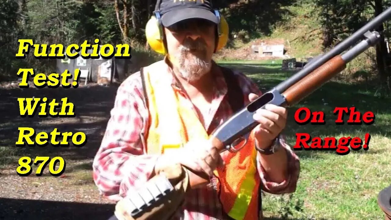 Function Testing some old Birdshot with the Retro 870 after changing the stocks. Having some fun.