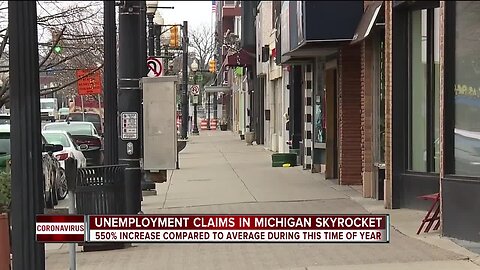 Unemployment claims in Michigan skyrocket